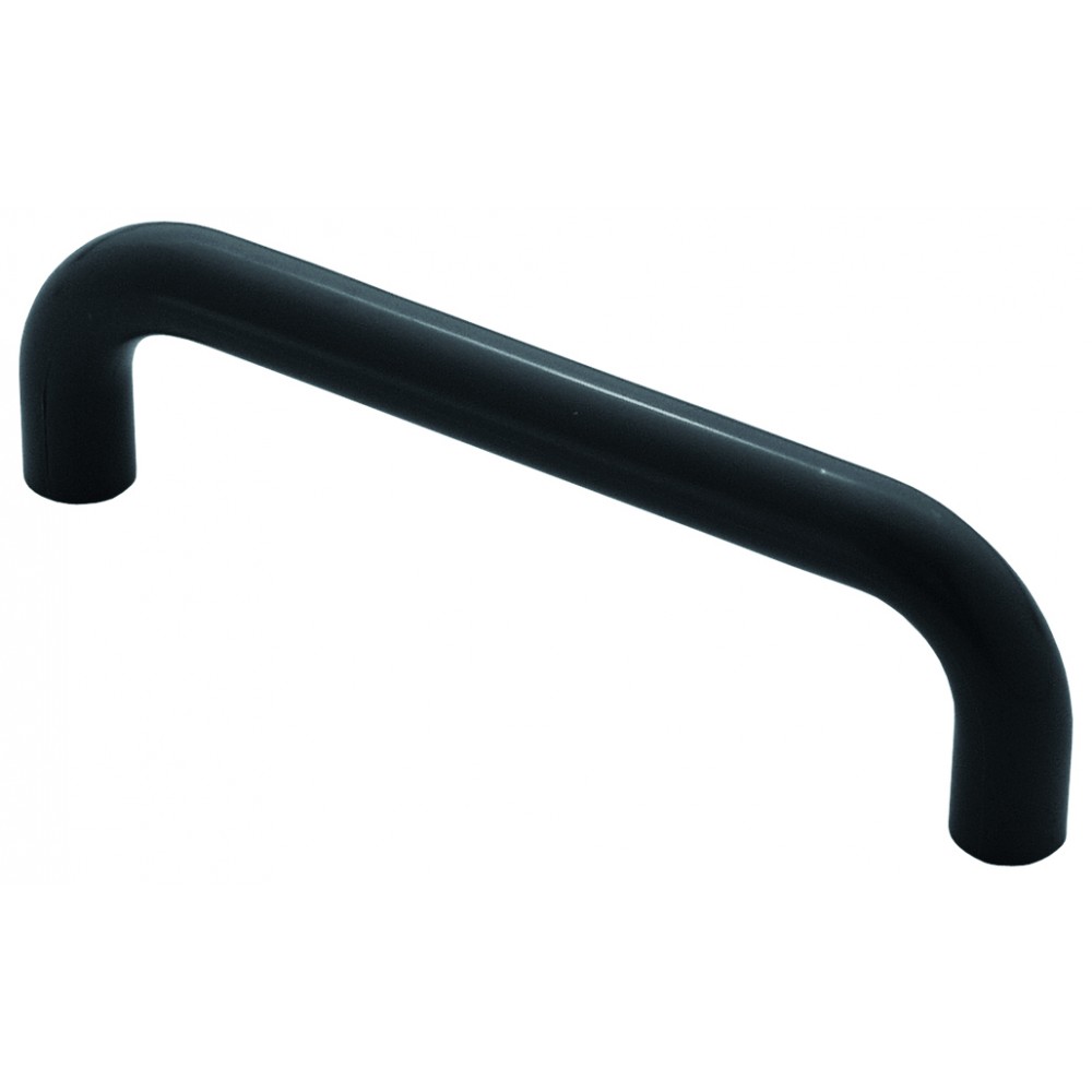 Handle Thin Plastic D Black 10x96mm, Cashbuild
