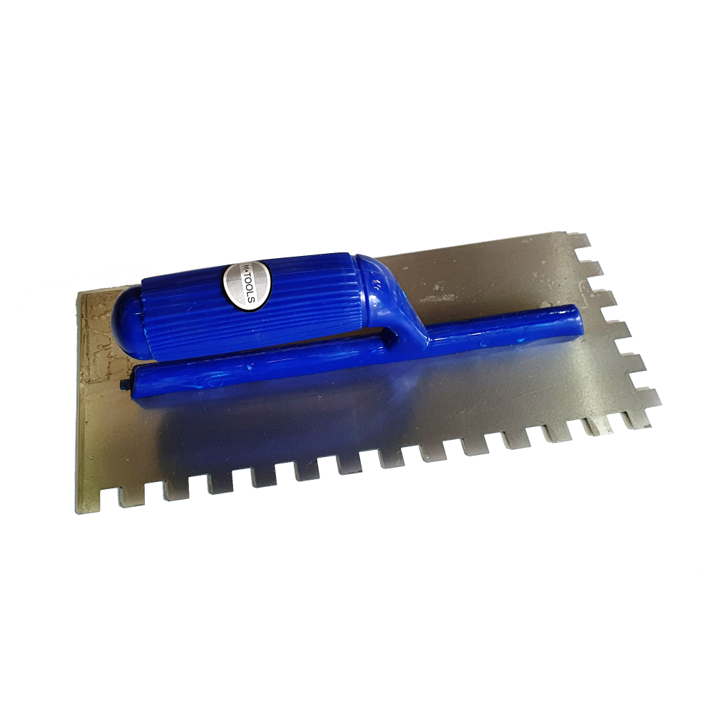 Tools Notched Steel Floor Trowel 10x10mm, MTOOLS Cashbuild