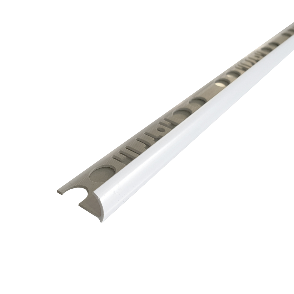 Trim White PVC Econo Round Edge 9mm, MTRIM Cashbuild