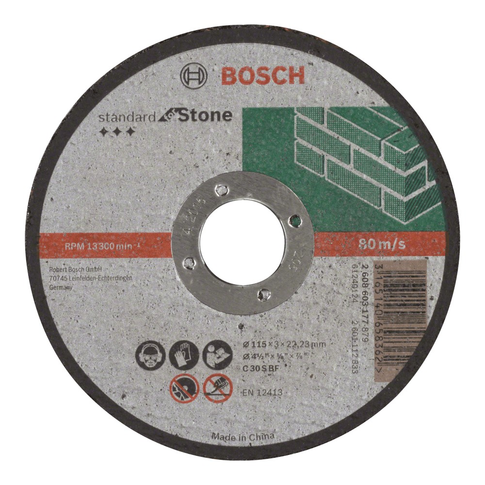 Bosch Cutting Disc Stone 115x22.23x32.60