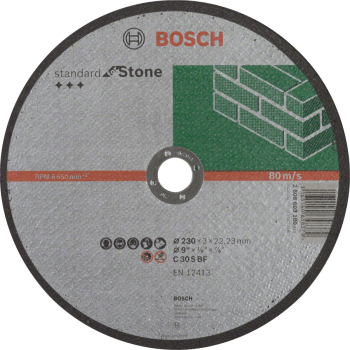 Bosch Cutting Disc Stone 230x22.23x3