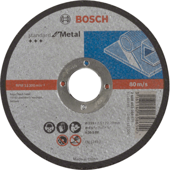 Bosch Cutting Disc Metal Straight 115x22.23x2.5