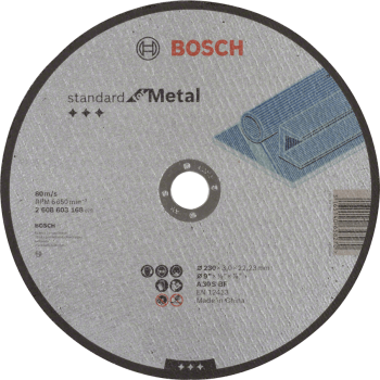 Bosch Cutting Disc Metal Straight 230x22.23x3