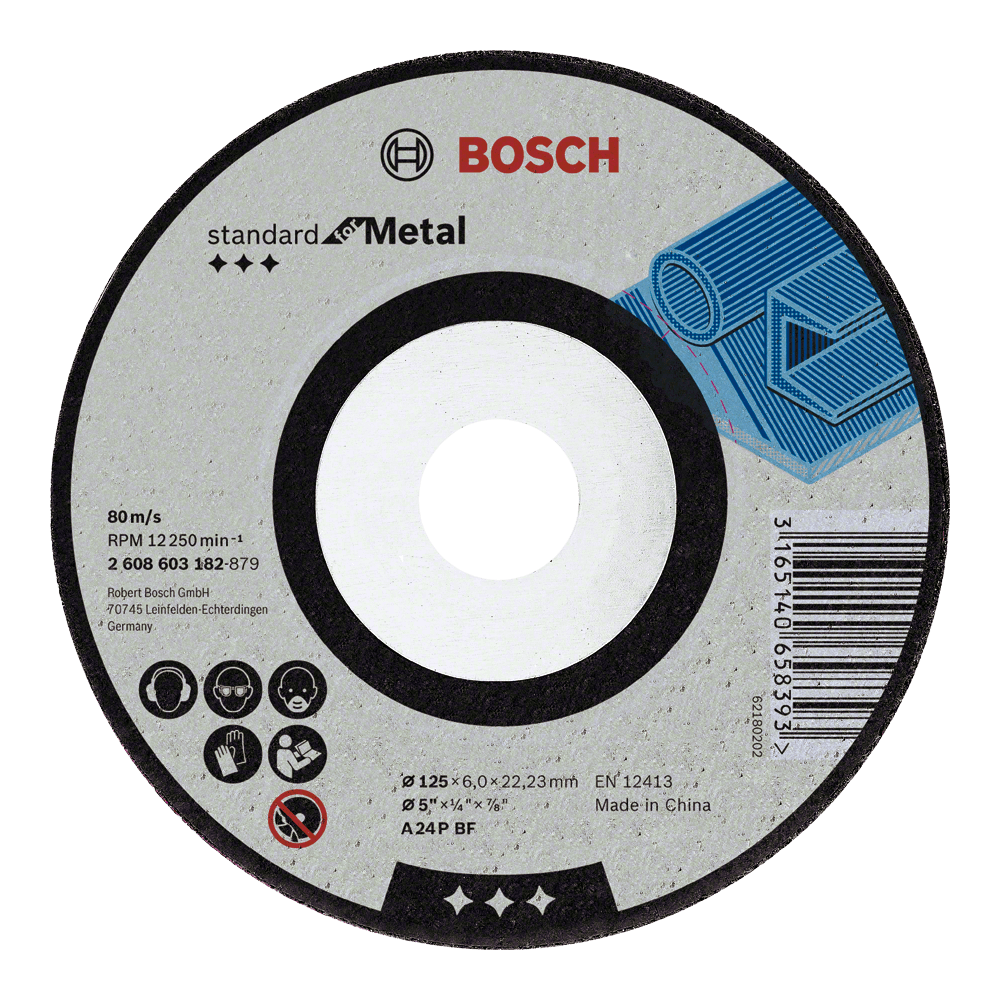 Bosch Grinding Disc Metal 230x22.23x6, BOSCH Cashbuild