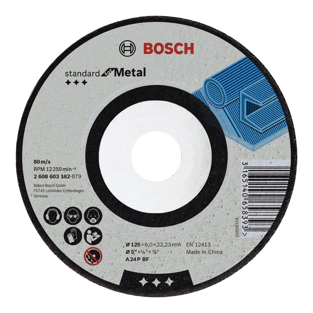 Bosch Grinding Disc Metal 230x22.23x6, BOSCH Cashbuild