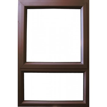 Window Frame Aluminium 28-pt69 Bronze Clear