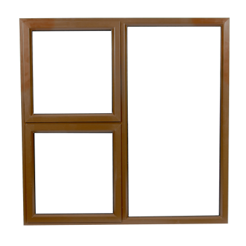 Window Frame Aluminium 28-ptt1212 Bronze Clear Left Hand