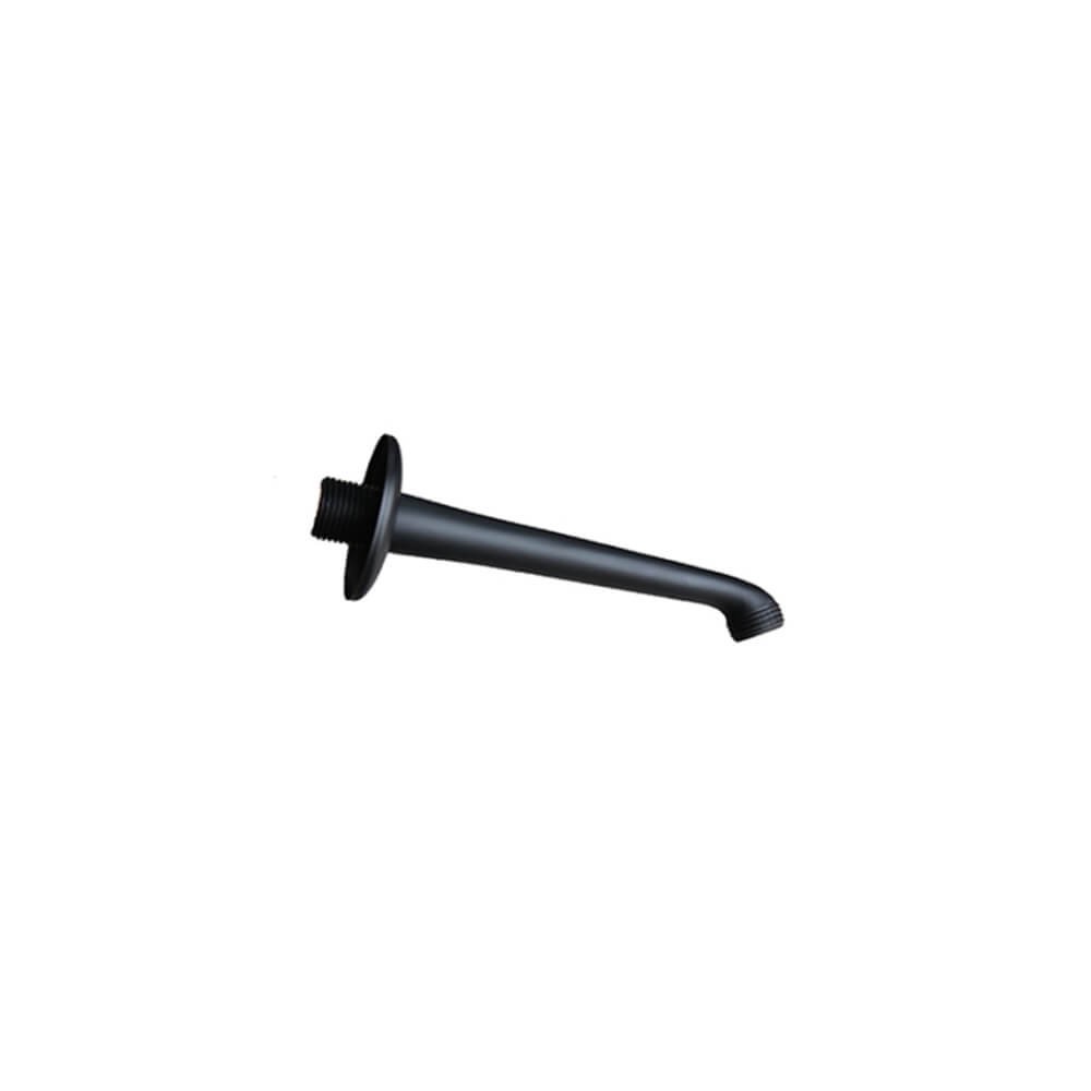 Shower Arm with Flange Black 15mm, ICON Cashbuild