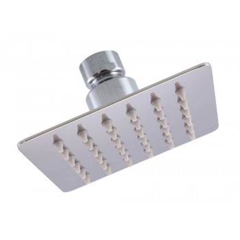 Shower Rose Stainless Steel Square 4"