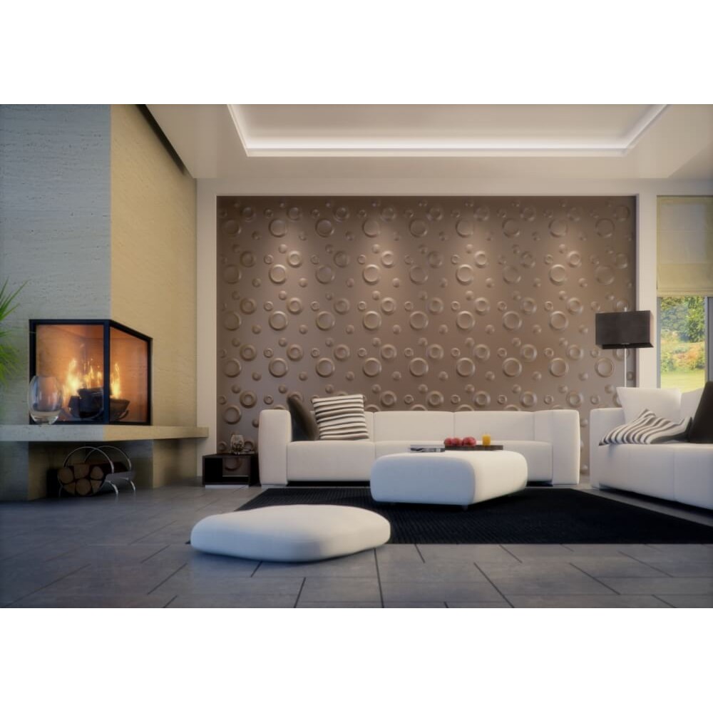 Wallart 3d Champagne 1m² Per Pack, UPPER EDGE PRODUCTS Cashbuild