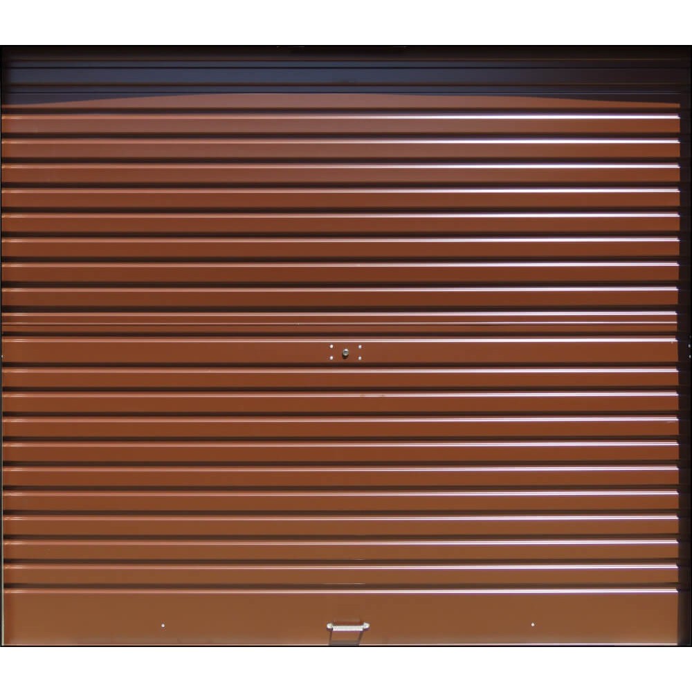 Garage Door Wood Grain Brown 2450(wide) X 2100(high), JCP ROLL UPS