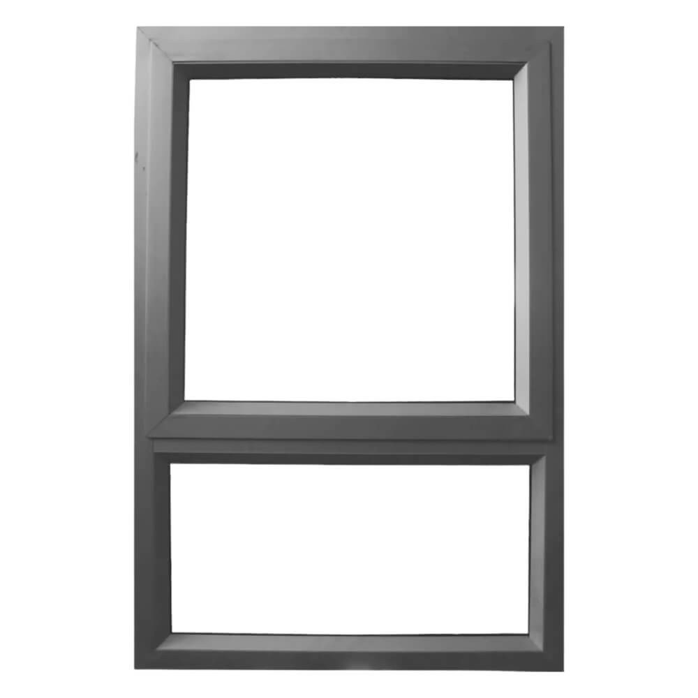 600 X 900 Charcoal Aluminium Frame Clear Glass, NEUTRON ALUMINIUM