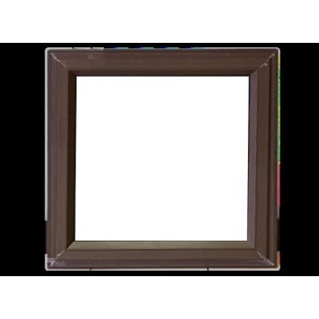 Top Hung Window 600x600 Bronze Obscure