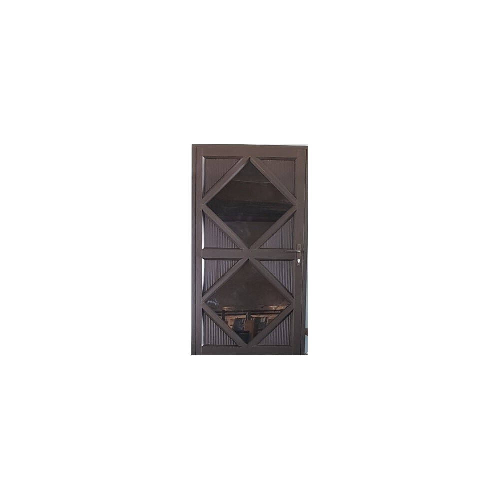 Door Aluminium Diamond Bronze 900x2,1