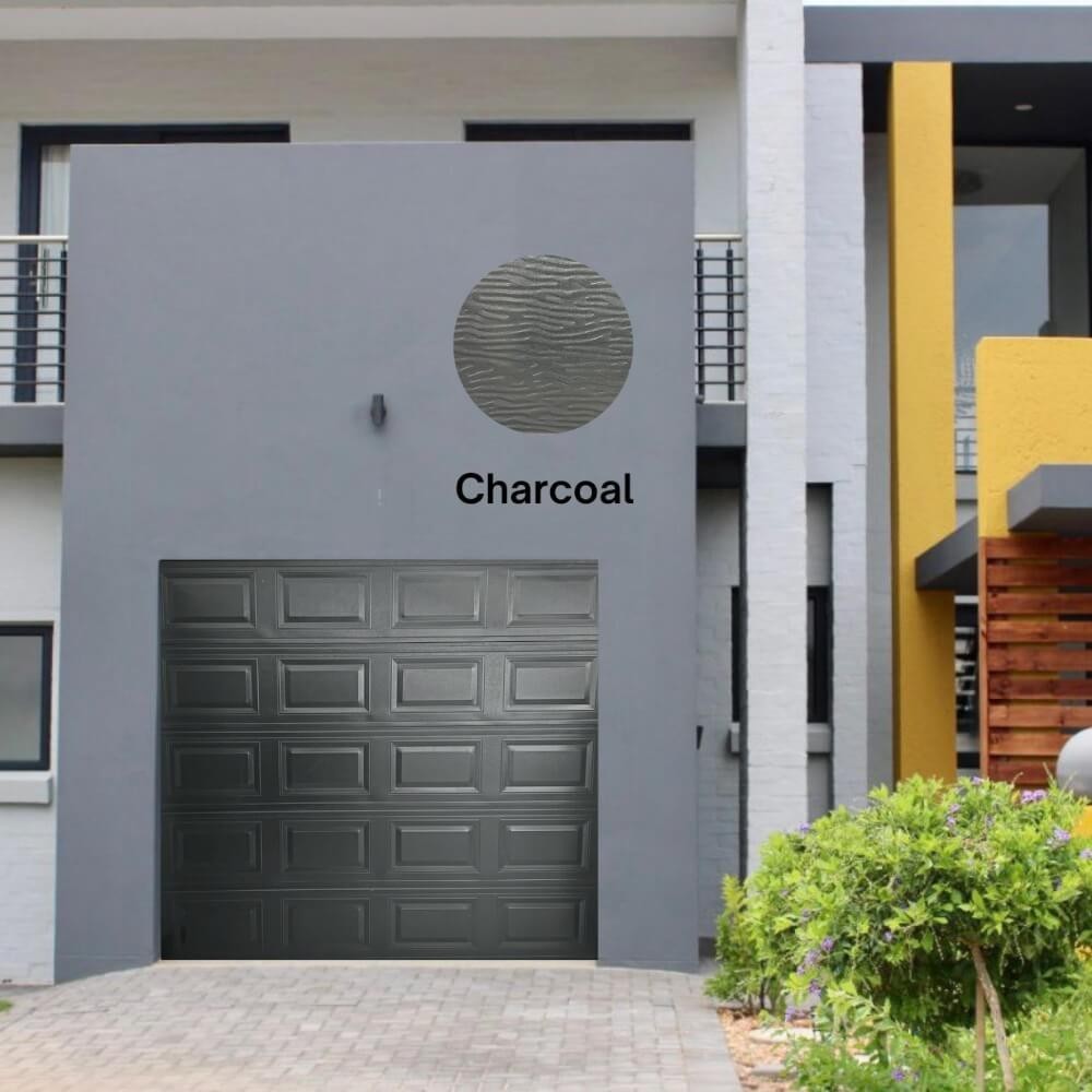 Roos Garage Sectional 20 Panel Charcoal, ROOS GARAGE DOORS Cashbuild