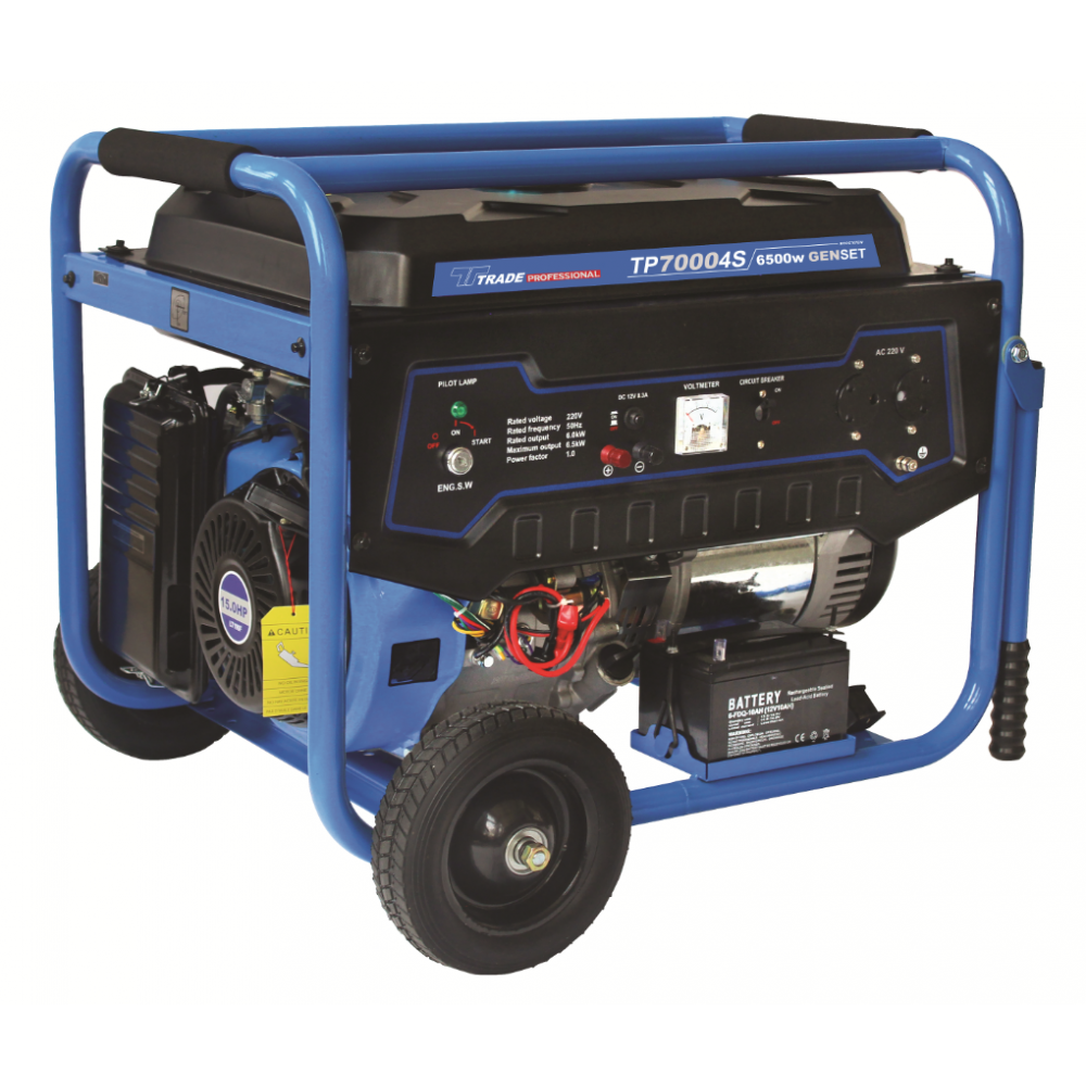 Trade Professional 6.5kw Petrol Generator, TRADE PROFESSIONAL Cashbuild