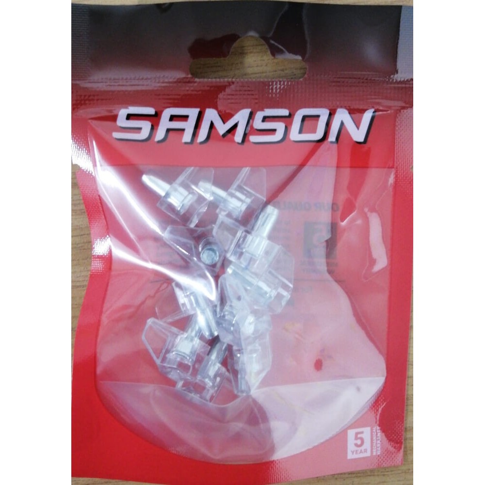 Samson Shelf Support 5mm Clear 10 Pieces Per Pack