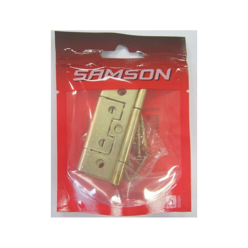 Samson Hinge Flush St 64mm Bronze Plated, Cashbuild
