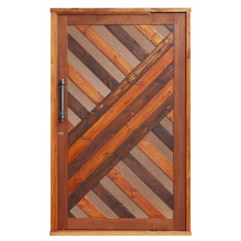 Door Wood Herringbone...