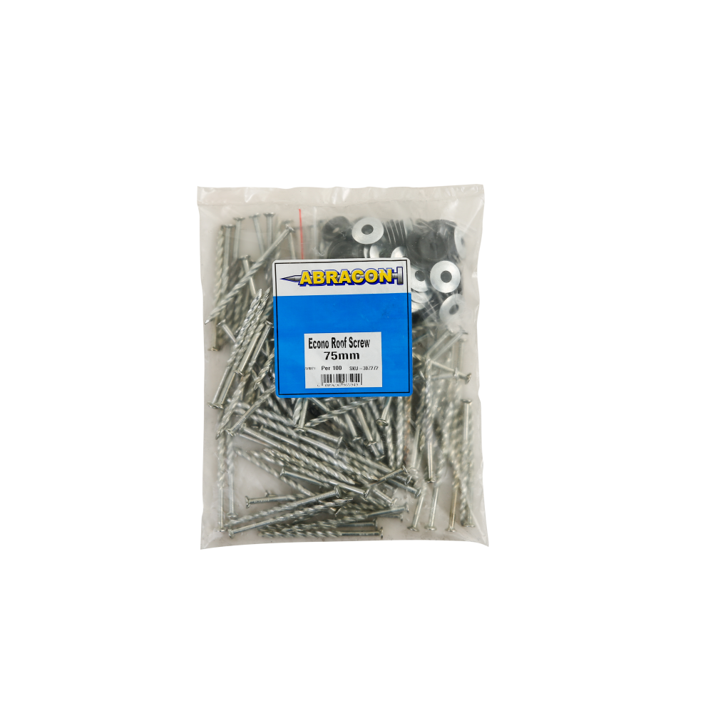 Roof Screw Econo 75mm X 100, Cashbuild