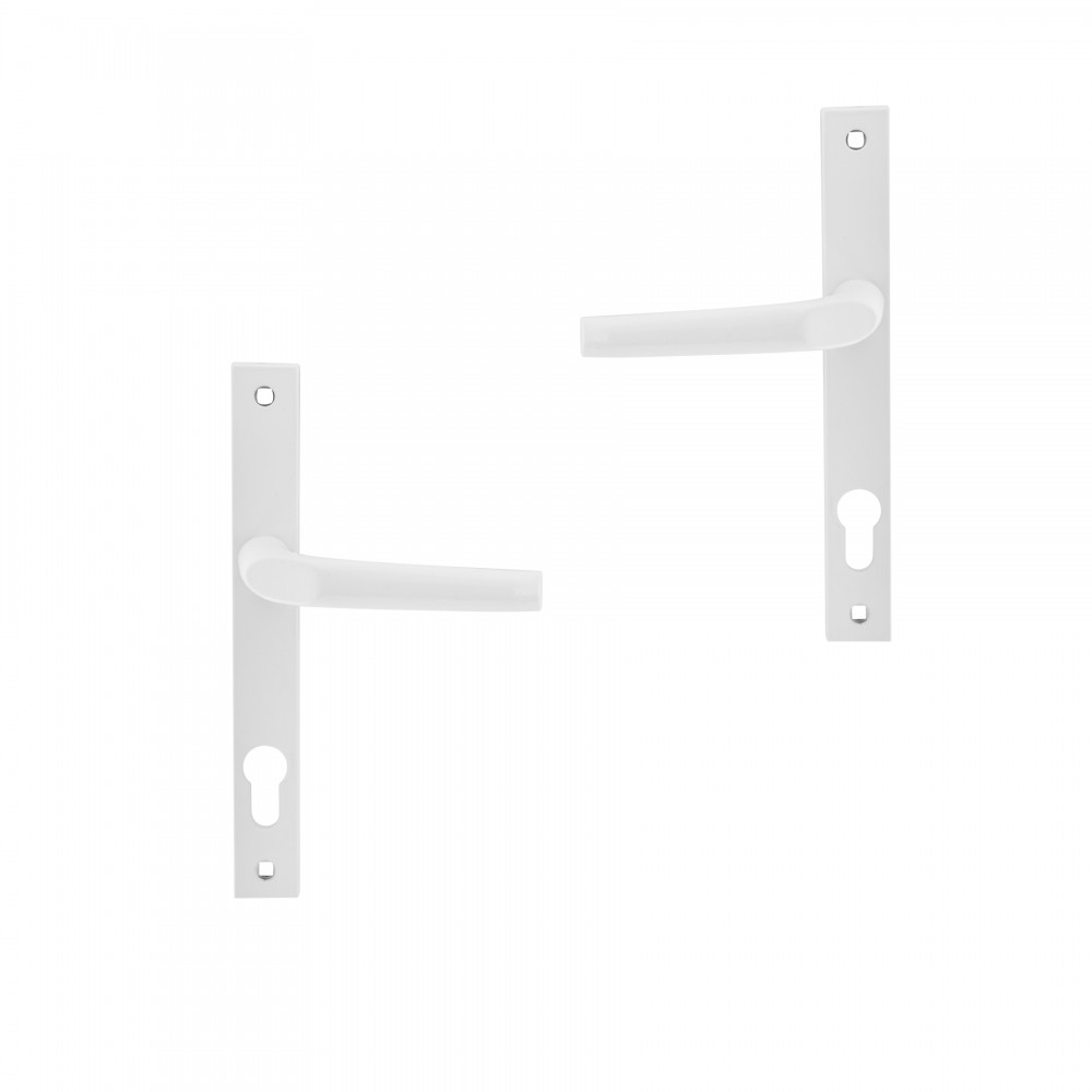 Mackie Slimline Door Handle White, Cashbuild