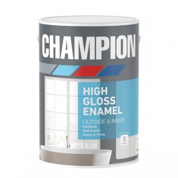 Champion High Gloss Enamel Black 5l