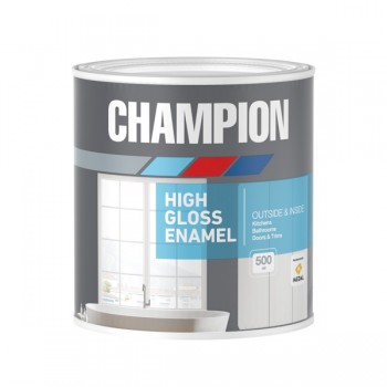 Champion High Gloss Enamel Black 500ml