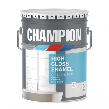 Champion High Gloss Enamel White 20l