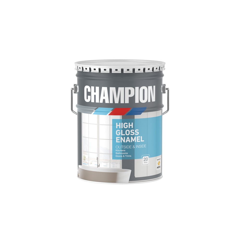 Champion High Gloss Enamel White 20l