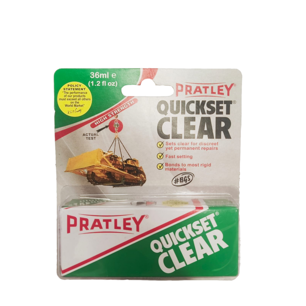 Pratley Quickset Clear Glue 36ml