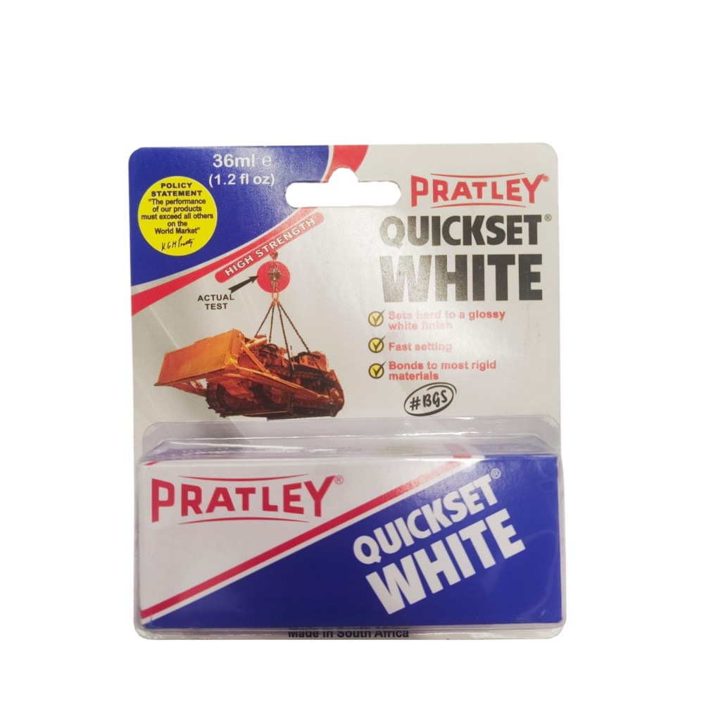 Pratley Quickset White Glue 36ml