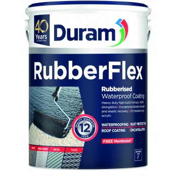 Duram Rubberflex Red 5L Includes Free Membrane