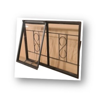 Window Frame Steel Ne2 Burglar Bars B1mm Glazed